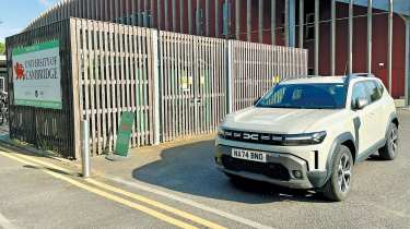 Dacia Duster Journey Hybrid long-term - front of Cambridge
